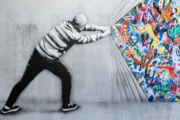 Фотообои De-Art Стена граффити